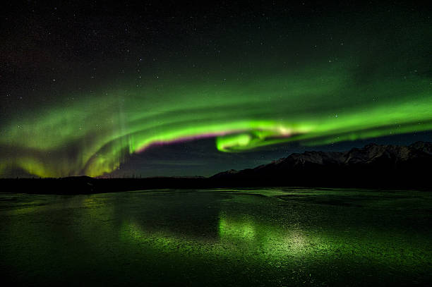 istock Northern Lights Over Knik River 638207424