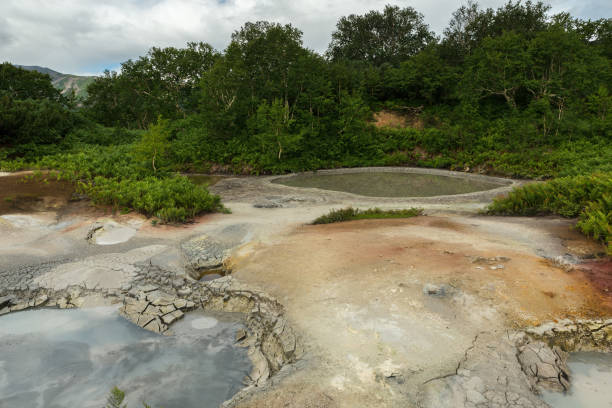 istock Mudpot in the Uzon Caldera. Kronotsky Nature Reserve 638208312