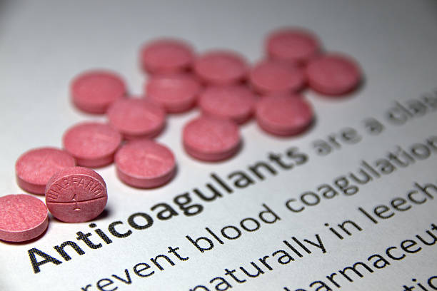 Anticoagulant Warfarin stock photo