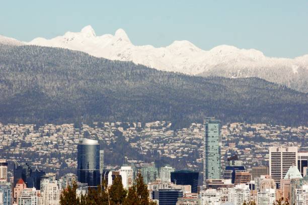 istock Downtown Vancouver and Two Lions Mountain 638214332