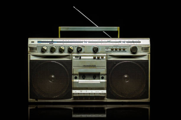 istock Silver Radio Cassette 638223860