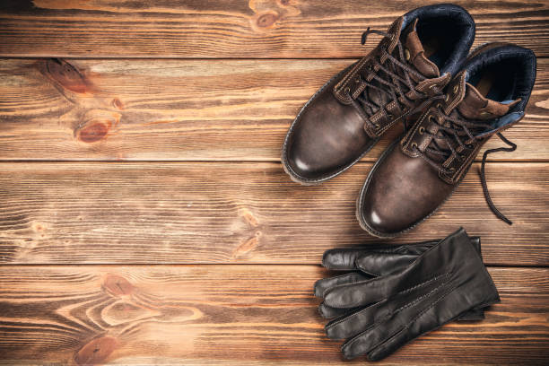 istock Pair of new boots 638223918
