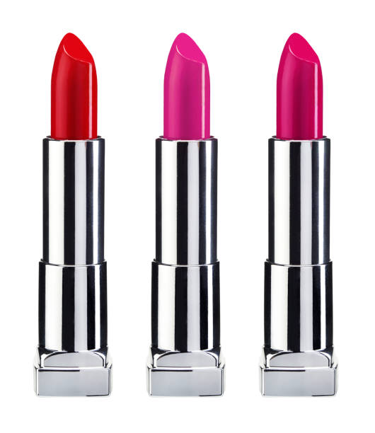 istock Set of lipstick isolated on white background. 638230146