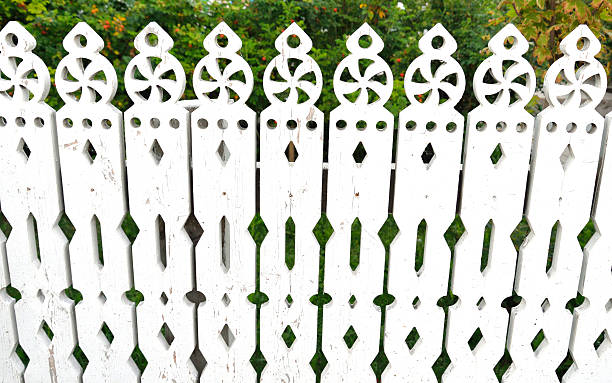 istock Wooden fence in Vologda. 638230932