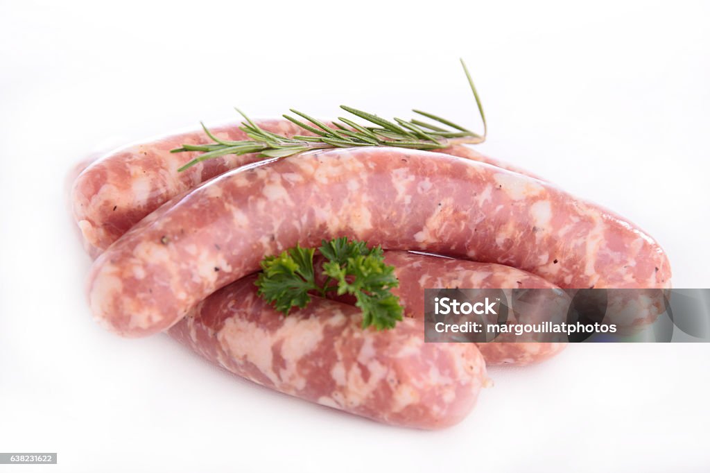 raw sausage Sausage Stock Photo