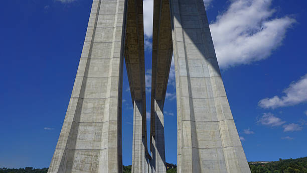 istock Viaduct made from concrete for car circulation 638233790