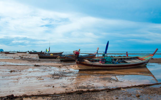 istock Sea boat and sky. 638233908