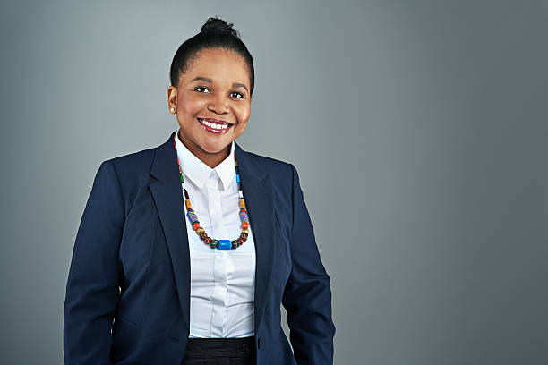 istock Corporate confidence is what she's about 638234516