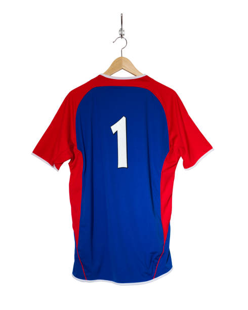 istock Blue Football shirt 638235864