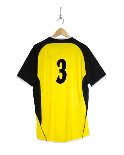 istock Yellow Football shirt 638236892