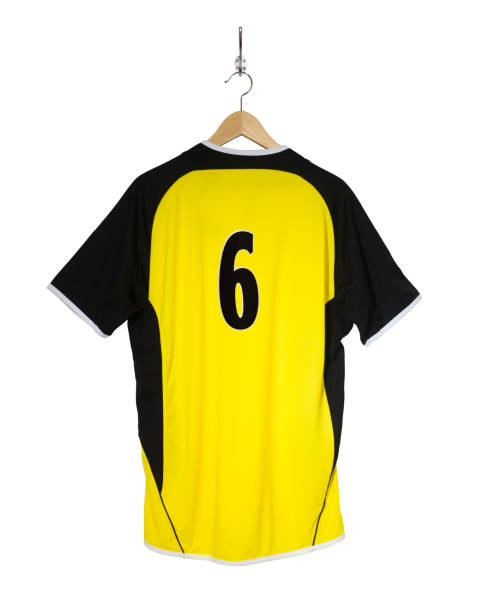 istock Yellow Football shirt 638236962