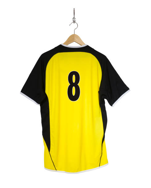 istock Yellow Football shirt 638237020