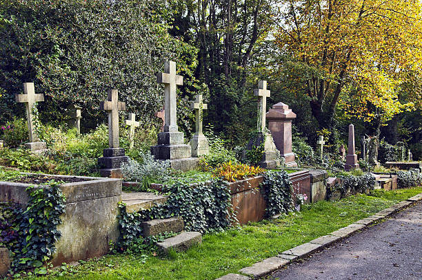 하이게이트 묘지 - highgate cemetery 뉴스 사진 이미지