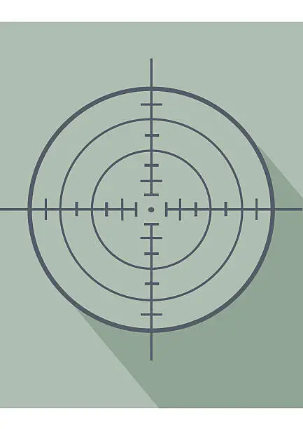 Vector illustration of crosshair