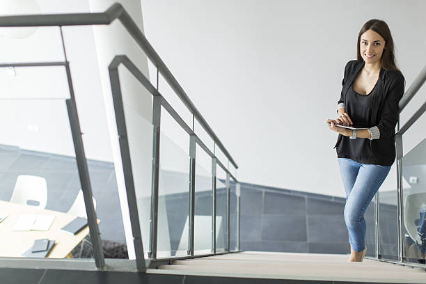 istock Young woman in the office 638241016