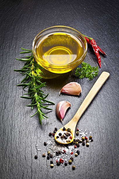 istock Flavoring: olive oil, garlic, pepper and rosemary 638241382