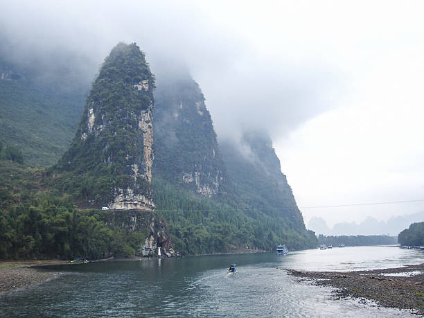 istock The karst mountains and river scenery 638246672