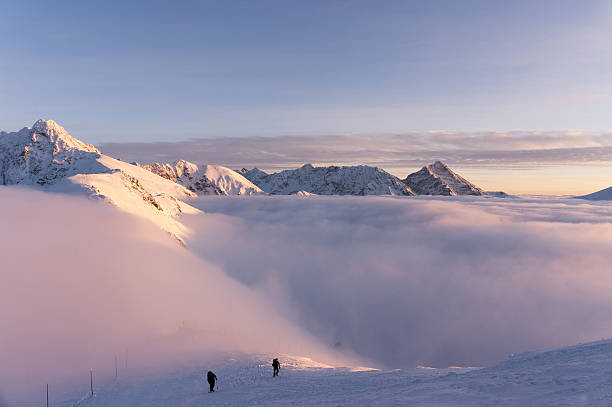 istock Winter inversion in the Tatra Mountains during sunset 638254232