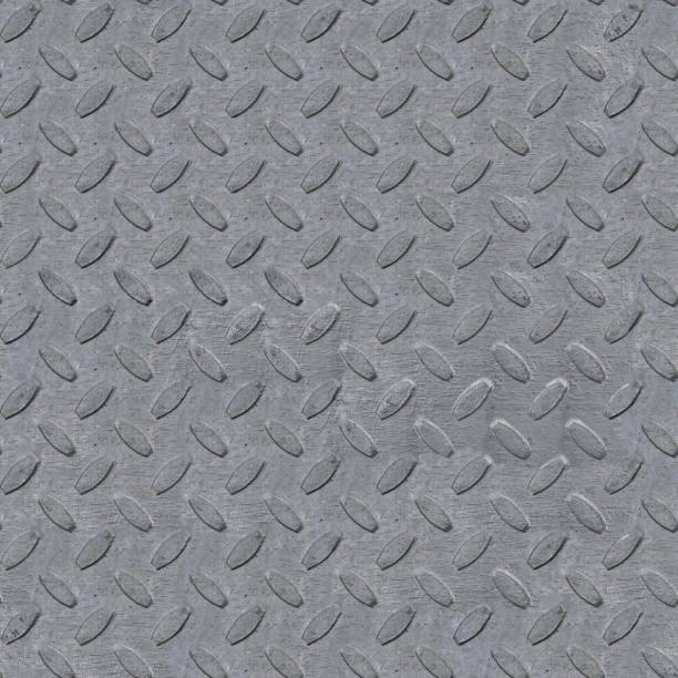 istock Seamless texture of steel floor for background 638256786