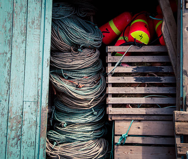 istock lobster buoy and rope 638260630