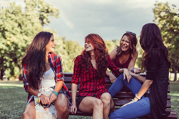 istock Group of friends in the park 638260666