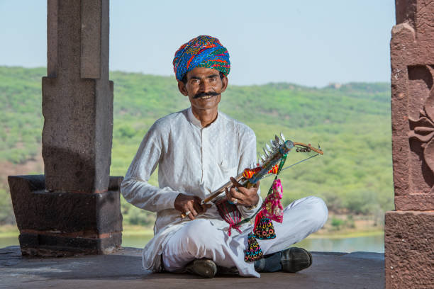 istock Traditional musician  from Rajasthan, India 638260942