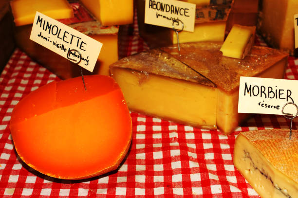 istock French cheeses on the market 638262002