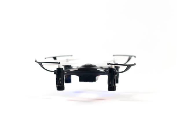 istock Toy Drone quadrocopter. Remote controlled quadcopter drone. 638262248