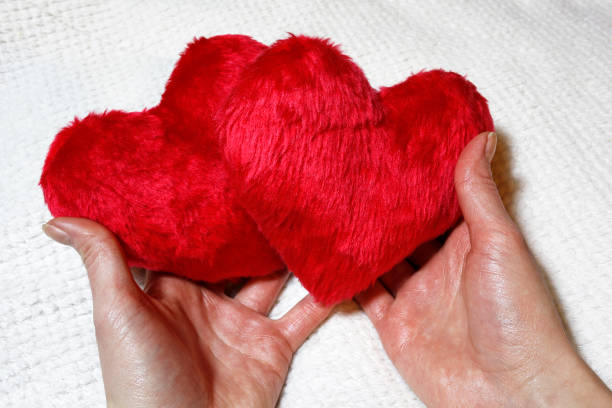 istock two hearts in female hands 638262306