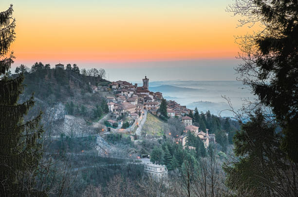 sacro monte de varese, patrimônio mundial, varese - itália - varese - fotografias e filmes do acervo