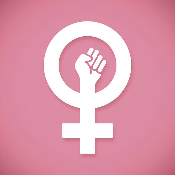 illustrations, cliparts, dessins animés et icônes de poing levé de puissance féminin - womens rights