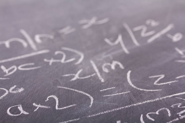 istock Close up of blackboard with maths equations 638272624