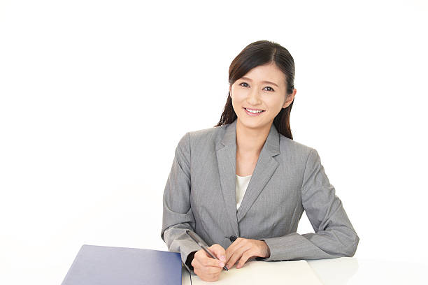 istock Smiling business woman 638279134