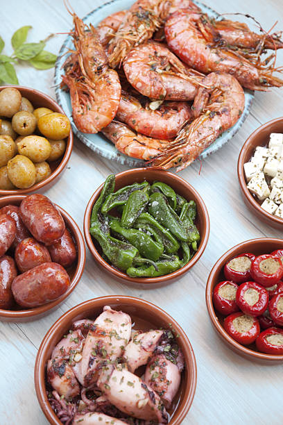 istock Choice of tasty Spanish tapas 638285786