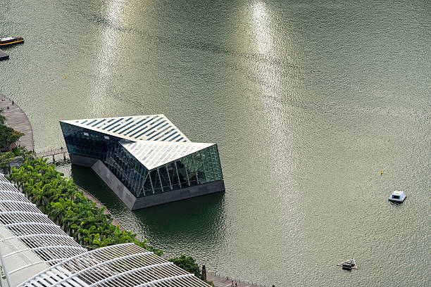 Aerial View Of Louis Vuitton Shop House In Marina Bay Stock Photo -  Download Image Now - iStock