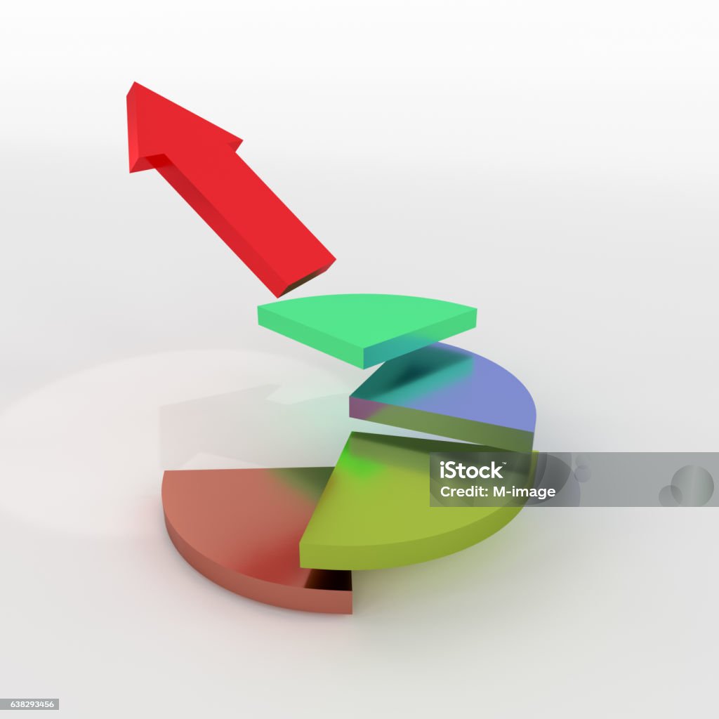Process Performance Pie Graph Abstract Pie Chart For Process Concept Info Graphic Desig Stock Photo ...