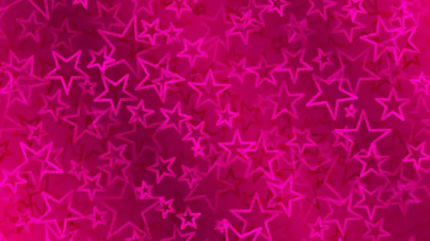 Vector illustration of Crimson abstract background of small stars