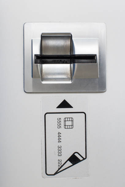 ATM Bank Machine Card Slot with visual support