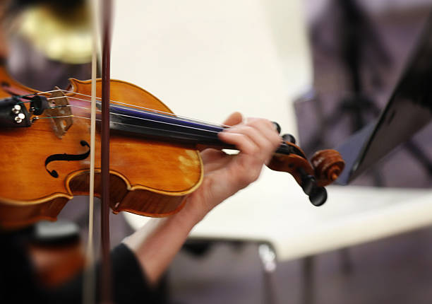 istock Hand on the strings of a violin 638302956