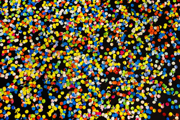 istock Background of handmade confetti. 638303640
