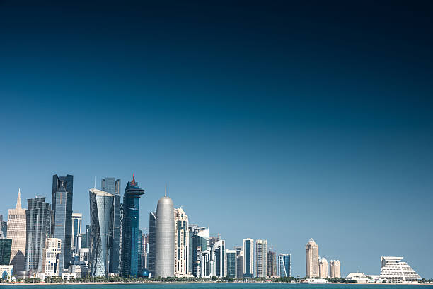 istock doha skyline of the downtown in Qatar 638307550