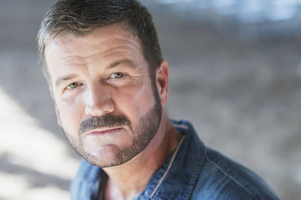 istock Face of mature man in his 50s with serious expression 638312552