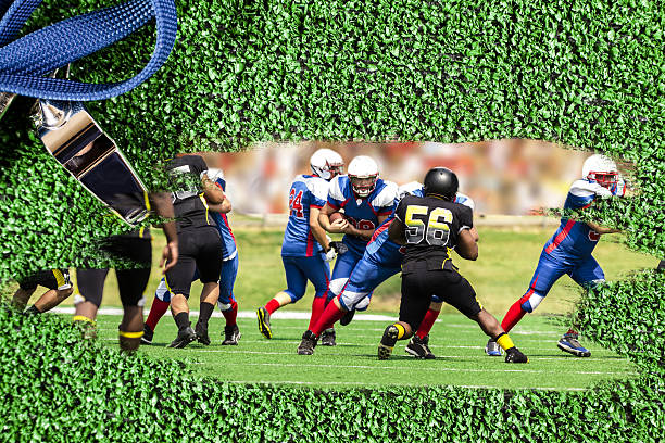 istock USA football team playing game. 638315074
