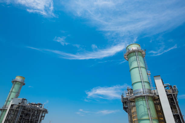 istock Combine cycle power plant with clear sky 638315334