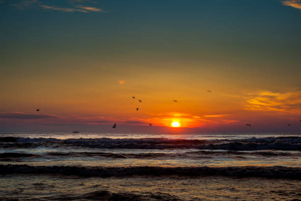 istock Sunset. Beautiful sunset Black sea. Gold sea sunset 638318558