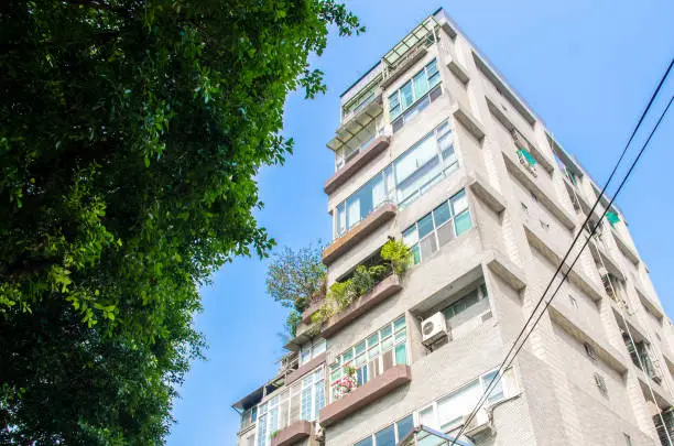 Residential building in Taipei,Taiwan.