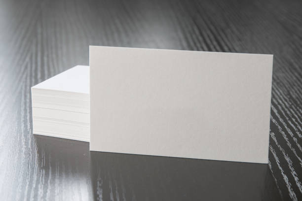 istock Business card on desk 638320246