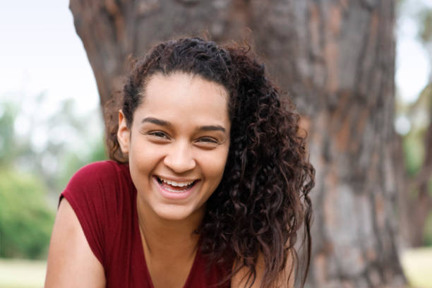 istock Pretty young ethnic woman smiling at the camera 638320838