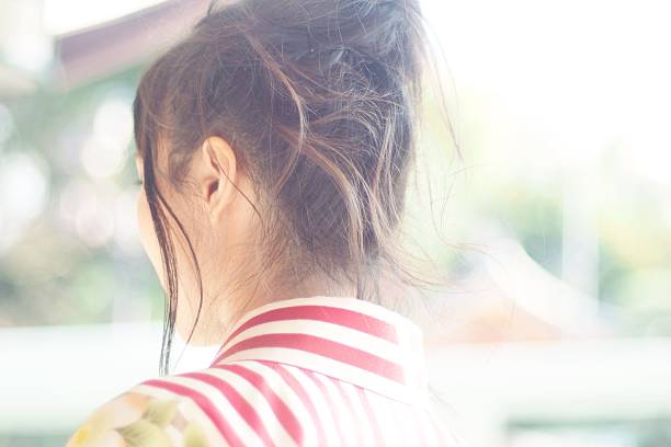 Woman's Hairstyles in Kimono