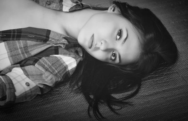 istock Portrait of a beautiful brunette. 638326254